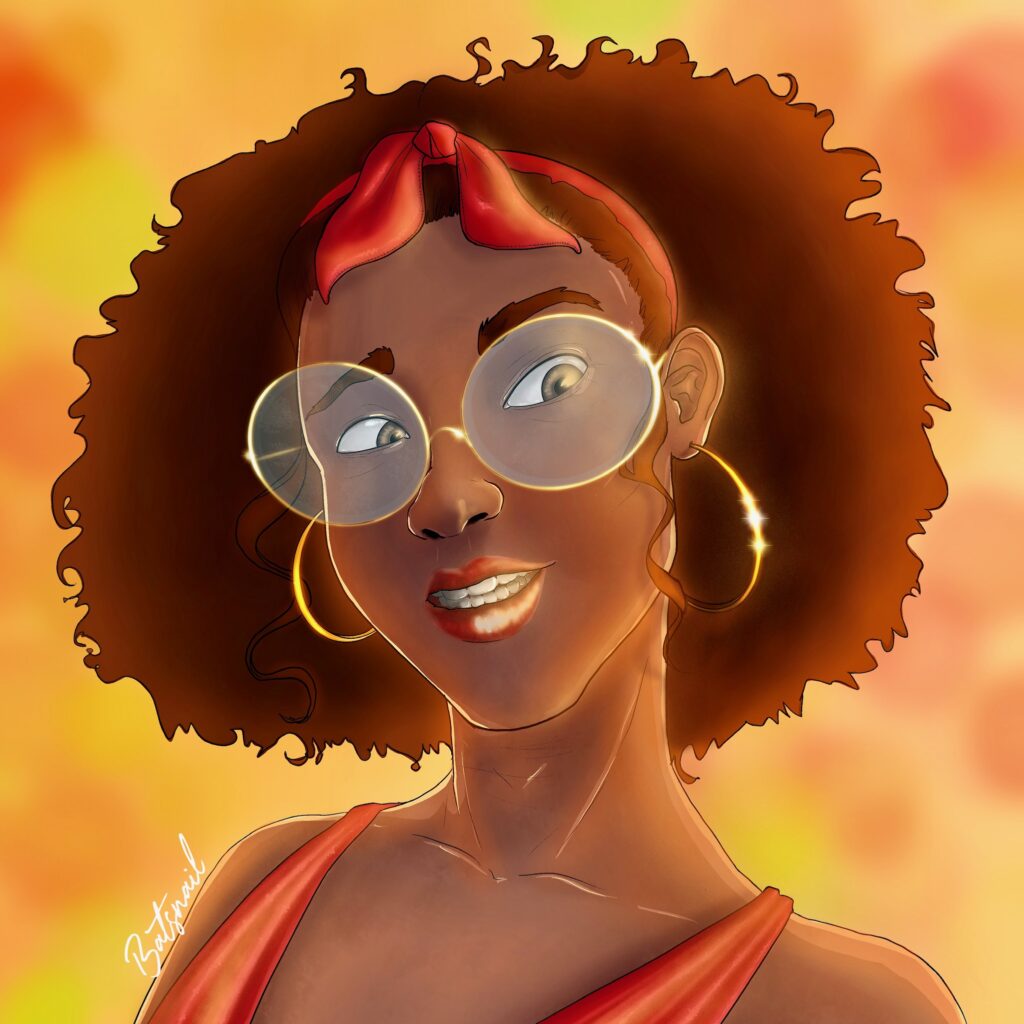 Digital caricature portrait